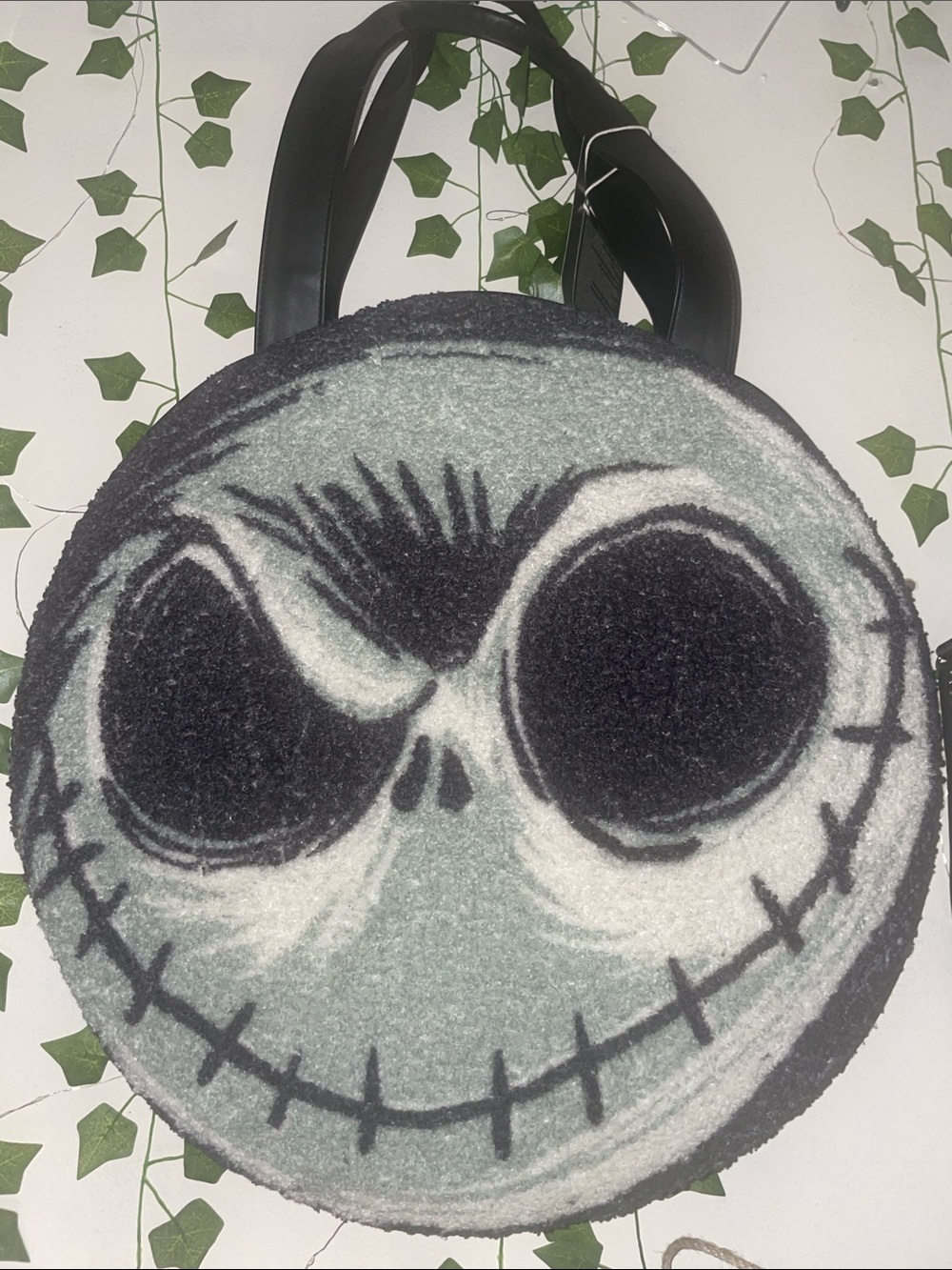 Loungefly Disney Jack Skellington Figural Sherpa Tote Bag